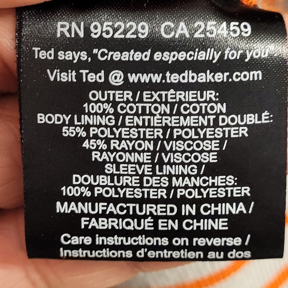 TED BAKER LONDON Men's Bomber Jacket - Picture 9 of 9